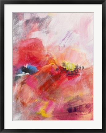 Framed Art Coquelicots II by Genevieve Dolle | 31 1/2 x 23 1/2