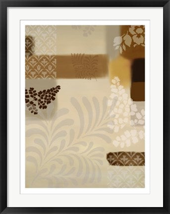 Framed Art Composition en Brun et Crème I by Jo Parry | 31 1/2 x 23 1/2