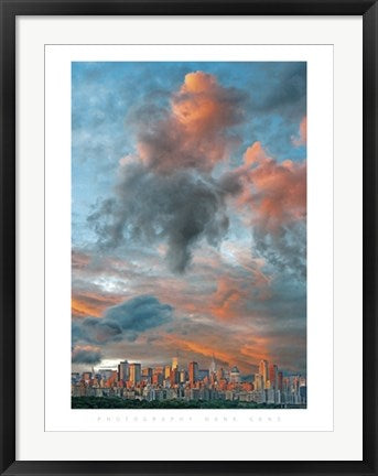 Framed Art Manhattan Sunrise by Hank Gans | 31 1/2 x 23 1/2