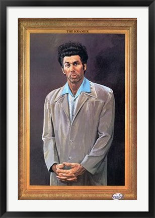Framed Art Kramer (Seinfeld) by Larry Salk | 35 ½ x 23 5/8