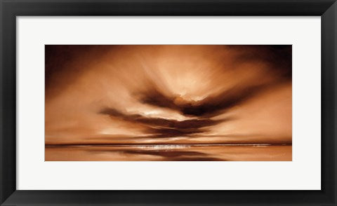 Framed Art Low Tide I by Robert J. Ford | 9 x 19 3/4