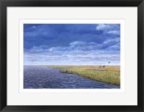 Framed Art The Kayaker by Doug Zider | 14 x 20