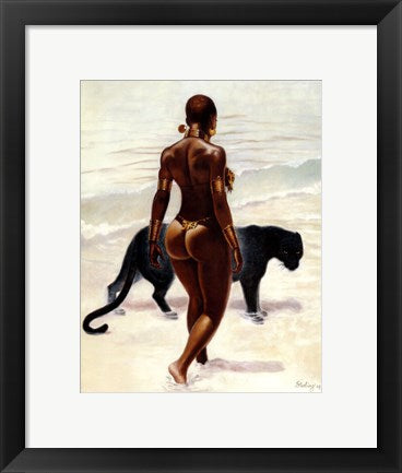 Framed Art The Protector by Sterling Brown | 14 x 11