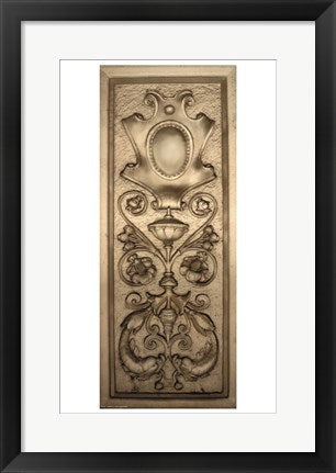 Framed Art Architectural Detail No. 38 by Ellen Fisch | 20 x 8