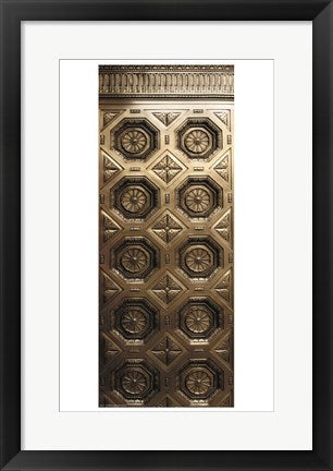 Framed Art Architectural Detail No. 39 by Ellen Fisch | 20 x 8