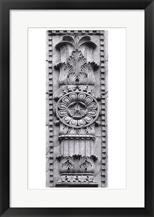 Framed Art Architectural Detail No. 41 by Ellen Fisch | 20 x 8