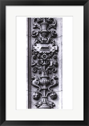 Framed Art Architectural Detail No. 42 by Ellen Fisch | 20 x 8