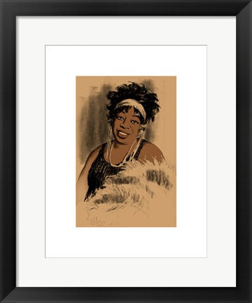 Framed Art Ma Rainey by Clifford Faust | 17 x 13