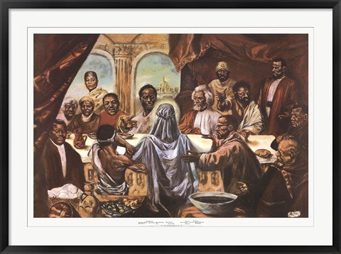 Framed Art Last Supper by Cornell Barnes | 26 1/2 x 38