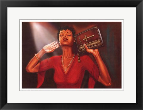Framed Art I Hear You Lord by Fred Mathews | 12 x 18