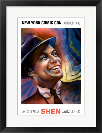 Framed Art Sinatra by Shen | 20 x 13 7/8