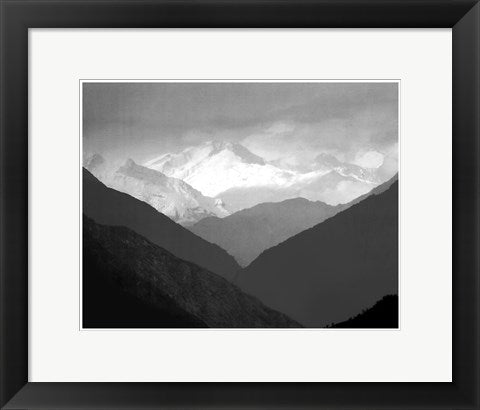 Framed Art Valley Silhouette 11 1/2 x 14 1/2