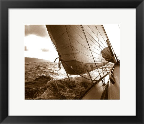 Framed Art Sailing Towards the Sun 11 1/2 x 14 1/2