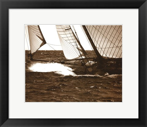 Framed Art Running with the Wind 11 1/2 x 14 1/2