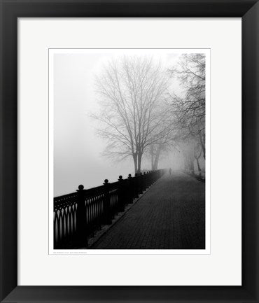 Framed Art Promenade in the Mist 15 x 12