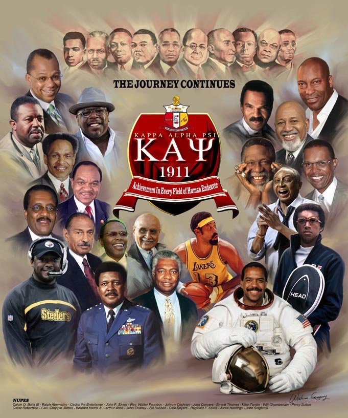 Kappa Alpha Psi by Wishum Gregory Wall Art Decor 24x20 art print