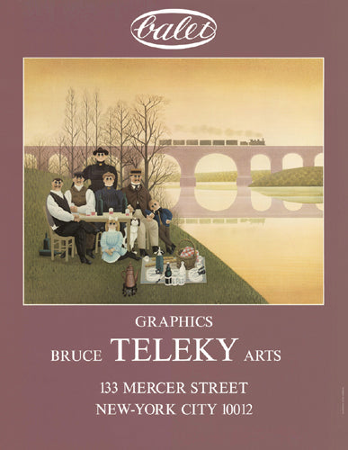 Framed Art The Picnic by Jan Balet | 31 x 24