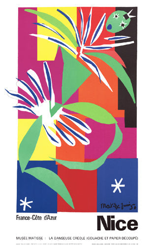 Framed Art Cote d'Azur by Henri Matisse | 39 x 24 1/2
