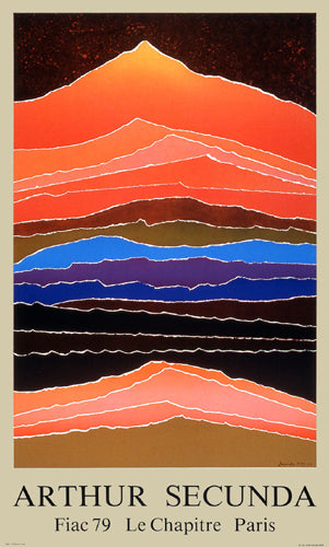 Framed Art Fiac 1979 (Le Chapitre) by Arthur Secunda | 34 5/8 x 21