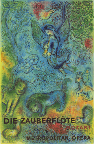Framed Art Die Zauberflöte (The Magic Flute), Mozart: Metropolitan Opera by Ma...