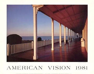 Framed Art Spring House Porch, Block Island by Mary Harty & Peter DeRosa