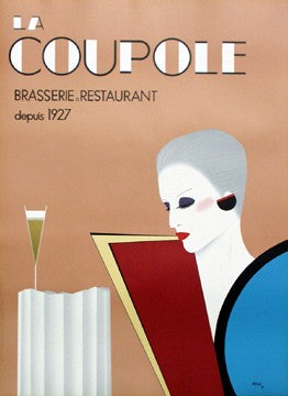 Framed Art La Coupole by Razzia | 33 1/2 x 24 1/2