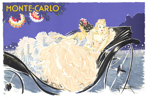 Monte Carlo by Louis Icart | 24 x 36 Fine Art Print