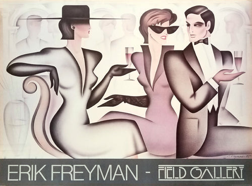Framed Art Samedi Soir by Erik Freyman | 28 x 38