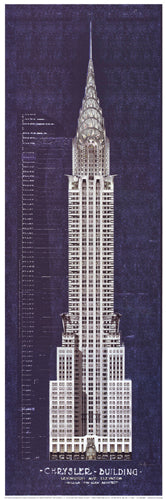 Chrysler Building by Andy Hickes | 24 x 8 Fine Art Print