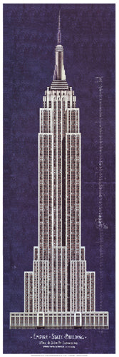 Empire State Building by Andy Hickes | 24 x 8 Fine Art Print