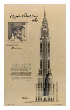 Chrysler Building by Yves Poinsot | 33 3/8 x 21 1/4 Fine Art Print