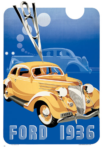 Ford, 1936 Wall Art | 36 x 24 Fine Art Print
