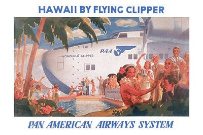 Honolulu Clipper Wall Art | 24 x 36 Fine Art Print