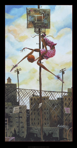 Queen B by Frank Morrison | 39 x 20 1/2 Fine Art Print