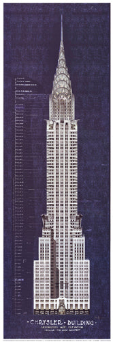 Chrysler Building by Andy Hickes | 36 x 12 Fine Art Print