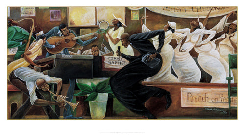 Preach on Preacher (mini) by Frank Morrison | 5 1/2 x 10 Fine Art Print