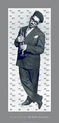 Bebop (Dizzy Gillespie) by William Gottlieb | 36 x 17 1/4 Fine Art Print