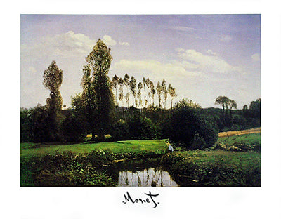 View at Rouelles by Claude Monet | 22 x 28 Fine Art Print