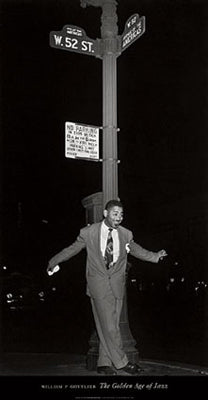 Dizzy on 52nd Street by William Gottlieb | 36 x 18 3/4 Fine Art Print