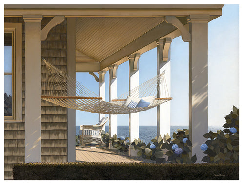 Seaside Hammock by Daniel Pollera | 19 x 25 Fine Art Print