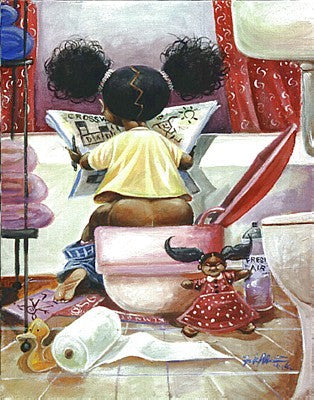 Crossword Puzzle by Frank Morrison | 22 ½ x 18 Fine Art Print