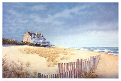 Beach House by Daniel Pollera | 24 x 36 Fine Art Print