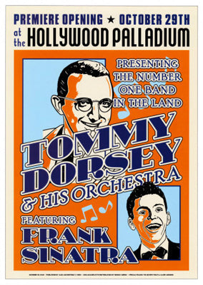 Tommy Dorsey & Frank Sinatra: Hollywood Palladium 1940 Wall Art