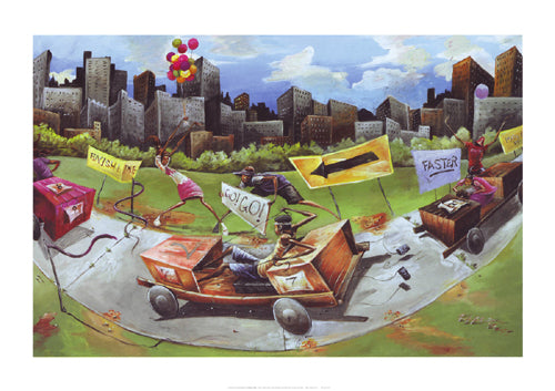 Finish Line by Frank Morrison | 24 x 34 Fine Art Print