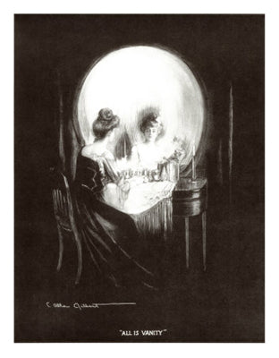 All is Vanity by Charles Allan Gilbert | 14 1/2 x 11 1/2 Fine Art Print