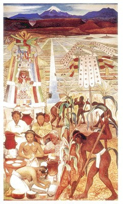 Civilizacion Huasteca by Diego Rivera | 23 1/2 x 16 1/2 Fine Art Print