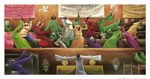First Baptist Choir by Frank Morrison | 18 x 34 Fine Art Print