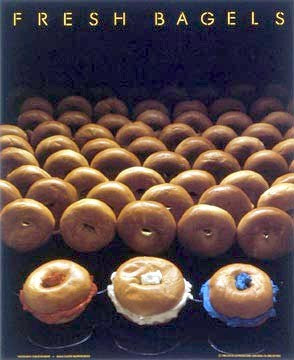 Fresh Bagels by Charles Schneider | 24 x 18 Fine Art Print