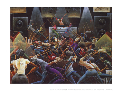 Jump Off (mini) by Frank Morrison | 9 x 12 Fine Art Print