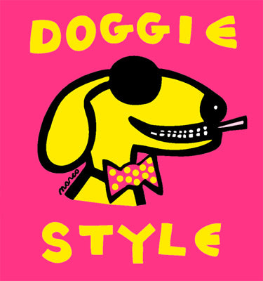 Doggie Style (Pink, petite) by Peter Marco | 6 x 6 Fine Art Print